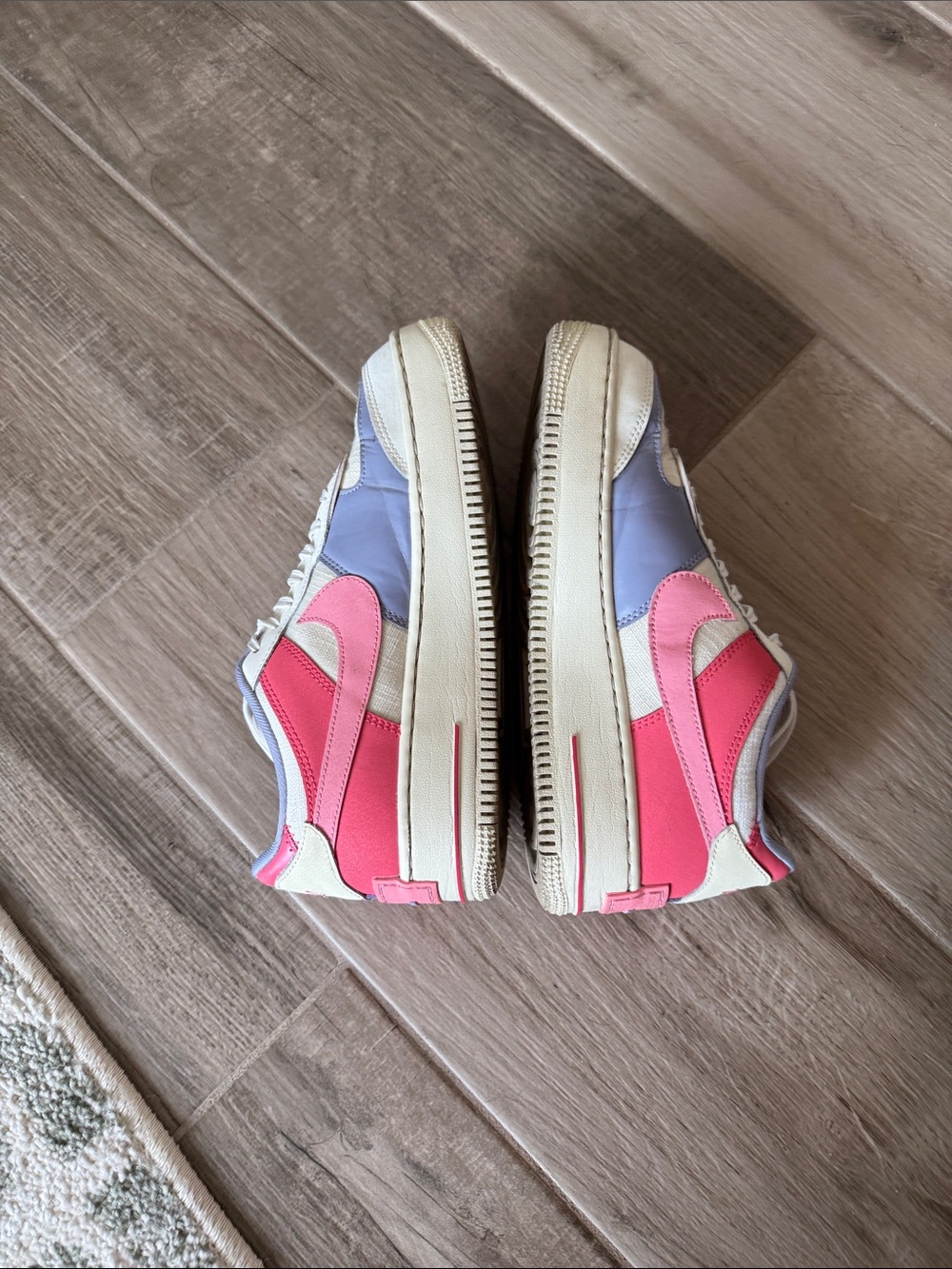 Nike 7 1/2 Air Force 1 Shadow Sail Coral Chalk colorway Sneakers - Picture 4 of 7